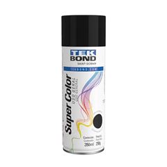 Tinta Spray Uso Geral 350ml Preto Fosco TEKBOND / REF. 69957327008