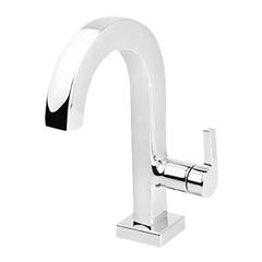 Torneira para Lavatório em Metal de Mesa com Bica Alta Select Ref C Cromada QUALIZ / REF. 96512