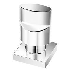 Acabamento para Registro em Metal 1/2 a 1 Polegadas Prime Ref X Cromado QUALIZ / REF. 97563