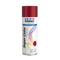 Tinta Spray Metálica 350ml Vermelho TEKBOND / REF. 69957327157
