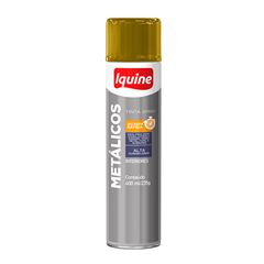 Tinta Spray Esmalte Metálico Dourado 400 ml IQUINE / REF. 338021065