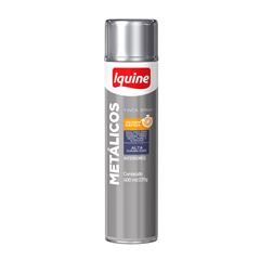 Tinta Spray Esmalte Metálico Prata 400 ml IQUINE / REF. 338021365