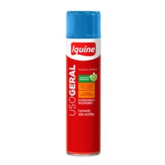 Tinta Spray Uso Geral Brilhante 400ml Azul Claro IQUINE / REF. 334033065