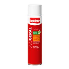 Tinta Spray Uso Geral Brilhante 400ml Branco IQUINE / REF. 334000265