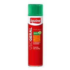 Tinta Spray Uso Geral Brilhante 400ml Verde Claro IQUINE / REF. 334032865