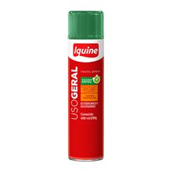 Tinta Spray Uso Geral Brilhante 400ml Verde Escuro IQUINE / REF. 334033465