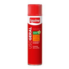 Tinta Spray Uso Geral Brilhante 400ml Vermelho IQUINE / REF. 334033465