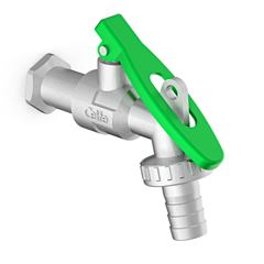 Torneira de Esfera para Tanque Jardim e Cadeado em Metal Cromada CELITE / REF. B5033C5913