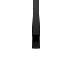 Canaleta Sistema X 20x12mm 2m com Adesivo Zeffia Preta PIAL / REF. 30802ADXPT