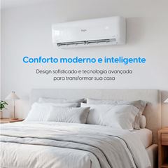 Ar Condicionado Split Evaporadora e Condensadora 12000 BTUss Inverter Eco III com WI-FI Integrado ELGIN / REF. 45HJFE12C2CF/45HJFI12C2WF