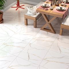 Piso Stella Lux Brilhante Retificado 67x67 Tipo B REALLE / 68802B