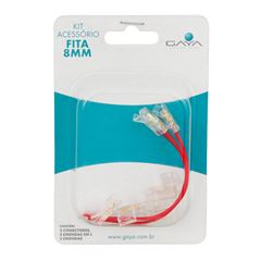 Kit Acessórios para Fita Led 08mm 6 Peças GAYA / REF. 5584