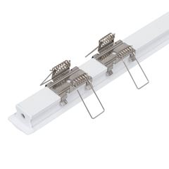 Perfil em Alumínio de Embutir Pop para Fita LED 3 Metros Prata GAYA / REF. 7381