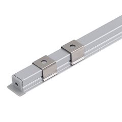 Perfil em Alumínio de Embutir 8mm Baby para Fita LED 2 Metros Prata GAYA / REF. 1261