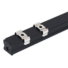 Perfil em Alumínio de Sobrepor Pop para Fita LED 3 Metros Preto GAYA / REF. 7378