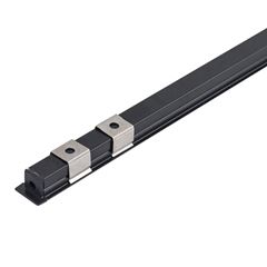 Perfil em Alumínio de Sobrepor 8mm Baby para Fita LED 3 Metros Preto GAYA / REF. 1277