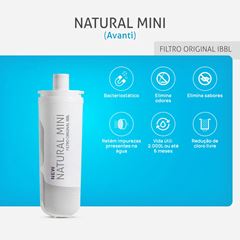 Filtro de Água Natural Mini para Purificador Avanti IBBL / REF. 24010058