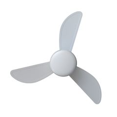 Ventilador de Teto  com 3 Pás 30W Bivolt com Led 20W Inverter Fênix Branco VENTISOL / REF. 6903