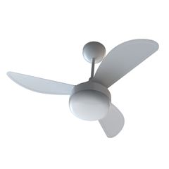 Ventilador de Teto  com 3 Pás 30W Bivolt com Led 20W Inverter Fênix Branco VENTISOL / REF. 6903