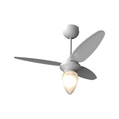 Ventilador de Teto com 3 Pás 30W Bivolt Inverter Wind Branco VENTISOL / REF. 14579