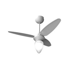 Ventilador de Teto com 3 Pás 30W Bivolt Inverter Wind Branco VENTISOL / REF. 14579