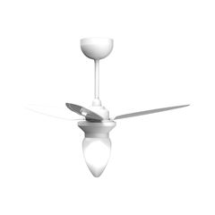 Ventilador de Teto com 3 Pás 30W Bivolt Inverter Wind Branco VENTISOL / REF. 14579