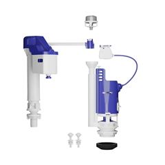Kit Mecanismo para Caixa Acoplada Universal com Acionamento Duplo Superior Cromado ASTRA / REF. MDU3/R