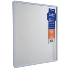 Armário para Banheiro de Plástico 35x44 Sobrepor Família Branco ATLAS / REF. AT5050-2