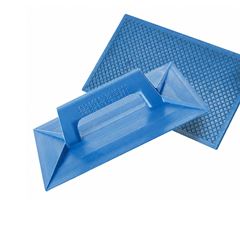 Desempenadeira Plástica 15x26cm Estriada Azul DIMAX / REF. 2801038