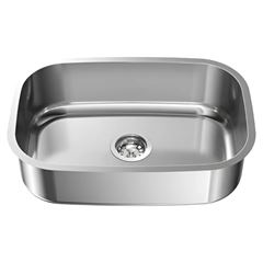 Cuba de Embutir Inox Polida 46x30x17 Retangular Plus GHEL PLUS / REF. 10.02.11731