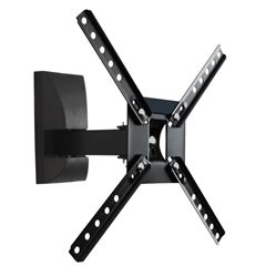 Suporte em Aço 10 a 55 para TV Articulado com 3 Movimentos Preto BRASFORMA / REF. SBRP130