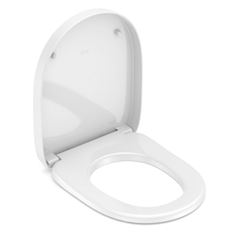 Assento Sanitário Original em Polipropileno Debba Round Fácil Remoção Soft Close Branco ROCA / REF. A801B22002