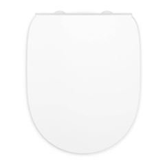 Assento Sanitário Original em Polipropileno Debba Round Fácil Remoção Soft Close Branco ROCA / REF. A801B22002