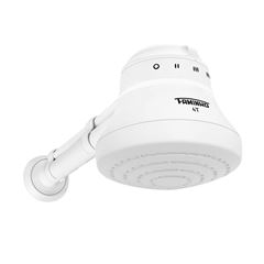 Chuveiro Elétrico 4400w 220v 4 Temperaturas com Braço Faminho Branco FAME / REF. 4324