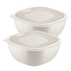 Kit Pote em Polipropileno com 2 Peças de 2L Mixcolor Algodão TRAMONTINA / REF. 25098/304