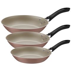 Kit de Frigideira em Alumínio com 3 Peças Linz Mocaccino TRAMONTINA / REF. 20297/309