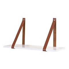 Prateleira em MDP 20x45cm Slim Branco PRATEFIX / REF. 451045020