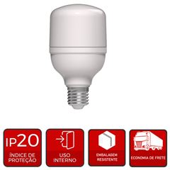 Lâmpada Led 50w Bivolt Alta Potência E27 6500K AVANT / REF. 289301373