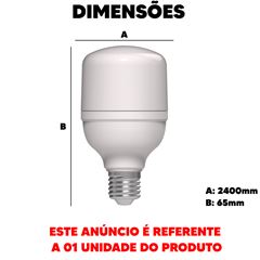 Lâmpada Led 50w Bivolt Alta Potência E27 6500K AVANT / REF. 289301373