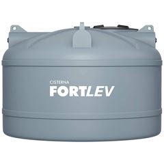 Cisterna para Água em Polietileno 5.000 Litros com Tampa Cinza FORTLEV REF / 2080014