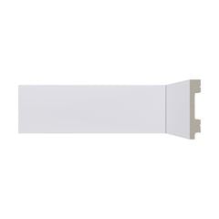 Rodapé de Poliestireno 1,3x7x240 B77 Massa Clara Liso Branco SANTA LUZIA / REF. 231668