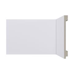 Rodapé de Poliestireno 1,3x15x240 B157 Massa Clara Liso Branco SANTA LUZIA / REF. 231673