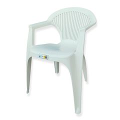 Poltrona em Polipropileno Boa Viagem Branco LIBERTY PLAST / REF. R10-01