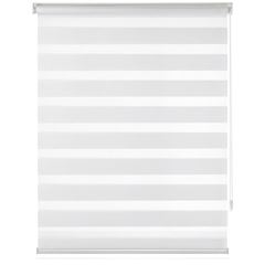 Persiana Rolo Poliéster 1,60x2,20m Zebra Branco DESIGN DECOR / REF. DDC06649
