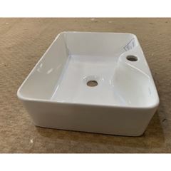 Cuba de Apoio 49x38cm Retangular com Mesa Line Branco DIMAR / REF. DMR07073