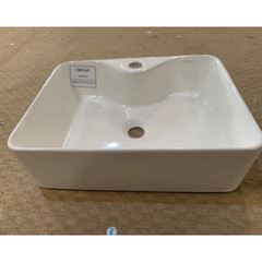 Cuba de Apoio 49x38cm Retangular com Mesa Line Branco DIMAR / REF. DMR07073