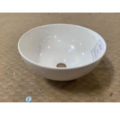Cuba de Apoio 32cm Redonda Curve Branco DIMAR / REF. DMR07080