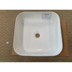 Cuba de Apoio 38,5cm Quadrada Bent Branco DIMAR / REF. DMR07097