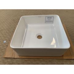 Cuba de Apoio 36cm Quadrada Square Branco DIMAR / REF. DMR07103