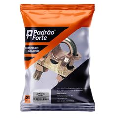 Conector em Cobre Tipo U para Haste de Aterramento 3/4 Polegada Duplo PADRAO FORTE / REF. 50660